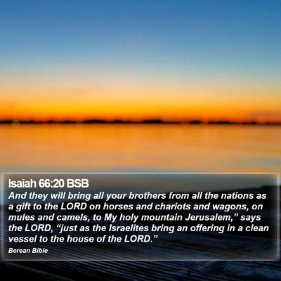 Isaiah 66:20 BSB Bible Verse Image