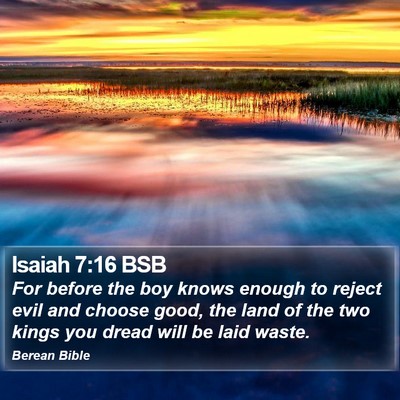 Isaiah 7:16 BSB Bible Verse Image