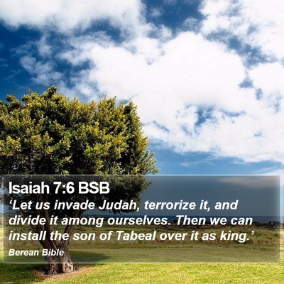 Isaiah 7:6 BSB Bible Verse Image