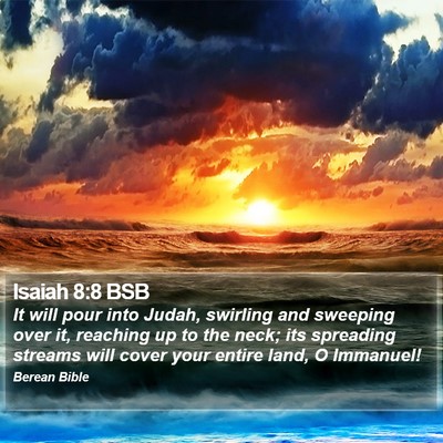Isaiah 8:8 BSB Bible Verse Image