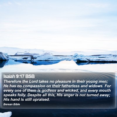 Isaiah 9:17 BSB Bible Verse Image