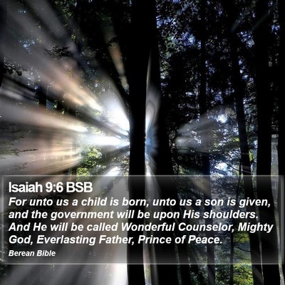Isaiah 9:6 BSB Bible Verse Image