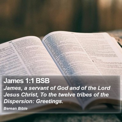 James 1:1 BSB Bible Verse Image