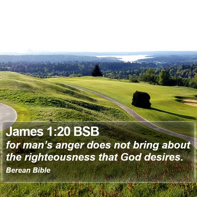 James 1:20 BSB Bible Verse Image