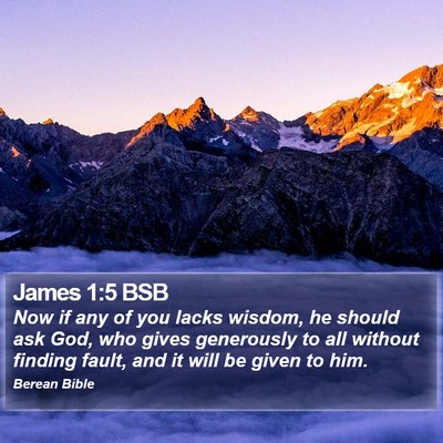 James 1:5 BSB Bible Verse Image