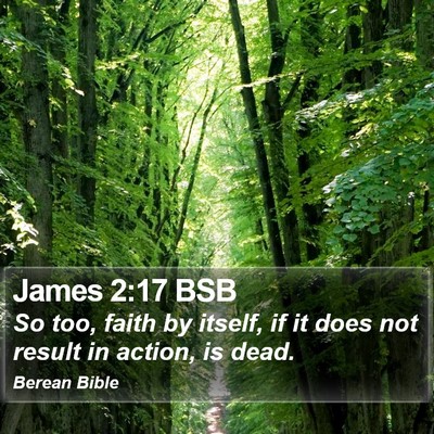 James 2:17 BSB Bible Verse Image