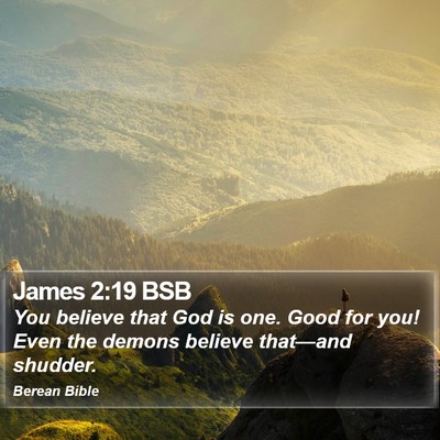 James 2:19 BSB Bible Verse Image