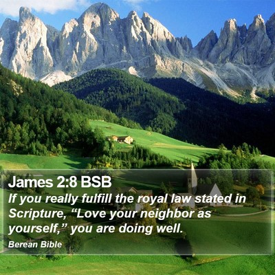 James 2:8 BSB Bible Verse Image