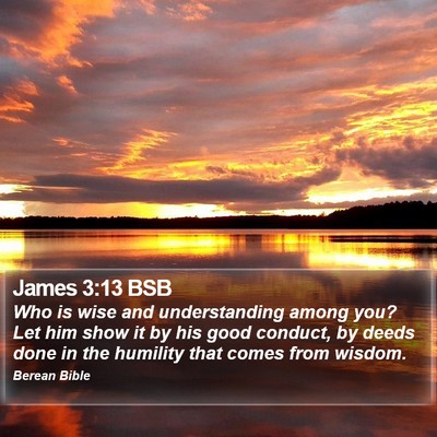 James 3:13 BSB Bible Verse Image