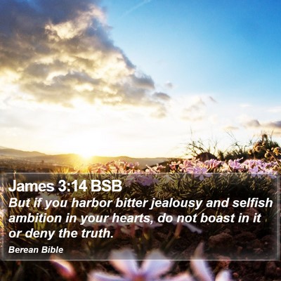 James 3:14 BSB Bible Verse Image