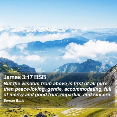 James 3:17 BSB Bible Verse Image