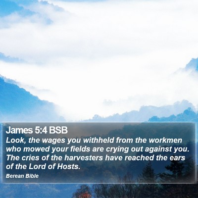 James 5:4 BSB Bible Verse Image