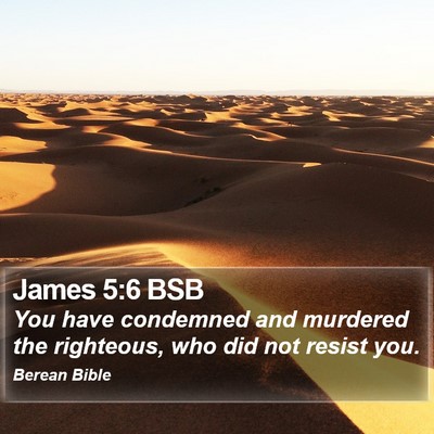 James 5:6 BSB Bible Verse Image