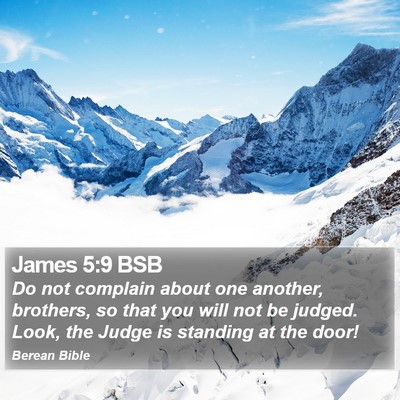 James 5:9 BSB Bible Verse Image