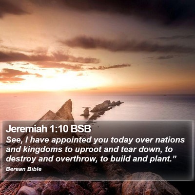 Jeremiah 1:10 BSB Bible Verse Image