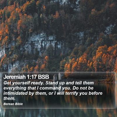 Jeremiah 1:17 BSB Bible Verse Image