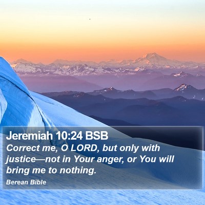 Jeremiah 10:24 BSB Bible Verse Image