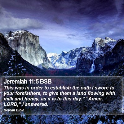 Jeremiah 11:5 BSB Bible Verse Image