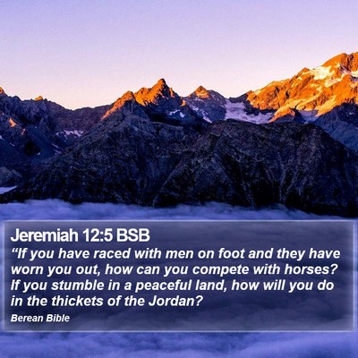 Jeremiah 12:5 BSB Bible Verse Image