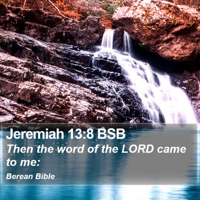 Jeremiah 13:8 BSB Bible Verse Image