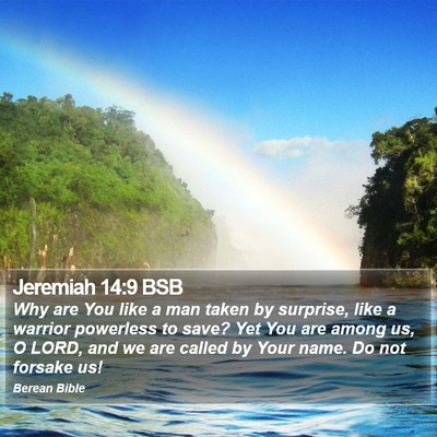 Jeremiah 14:9 BSB Bible Verse Image