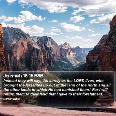 Jeremiah 16:15 BSB Bible Verse Image