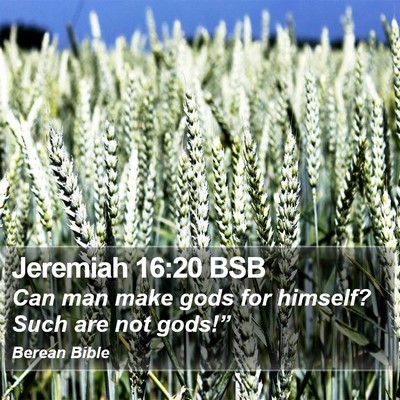 Jeremiah 16:20 BSB Bible Verse Image