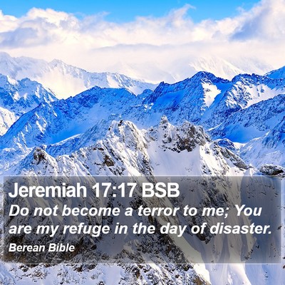 Jeremiah 17:17 BSB Bible Verse Image