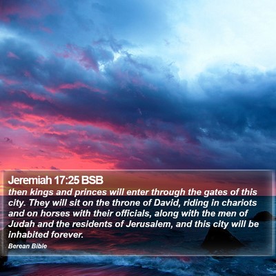 Jeremiah 17:25 BSB Bible Verse Image