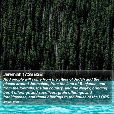 Jeremiah 17:26 BSB Bible Verse Image
