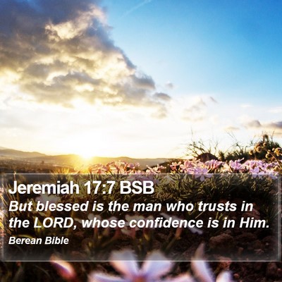 Jeremiah 17:7 BSB Bible Verse Image