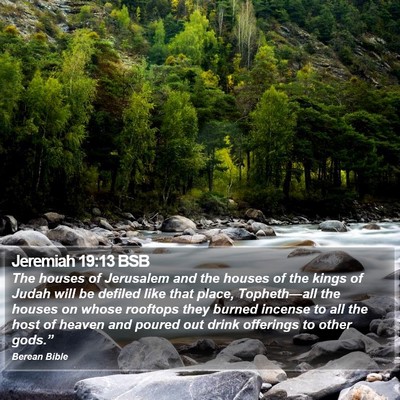 Jeremiah 19:13 BSB Bible Verse Image