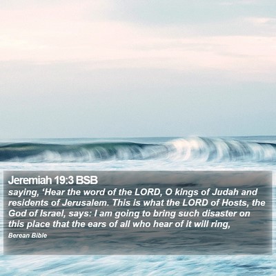 Jeremiah 19:3 BSB Bible Verse Image