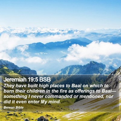 Jeremiah 19:5 BSB Bible Verse Image