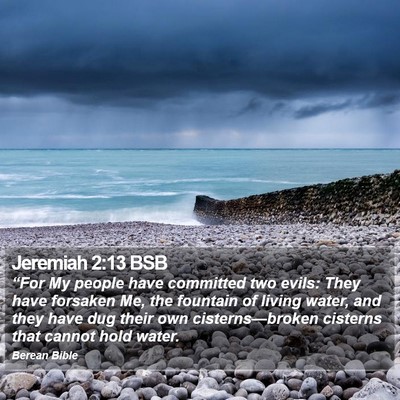 Jeremiah 2:13 BSB Bible Verse Image