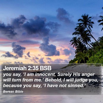 Jeremiah 2:35 BSB Bible Verse Image