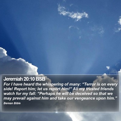 Jeremiah 20:10 BSB Bible Verse Image