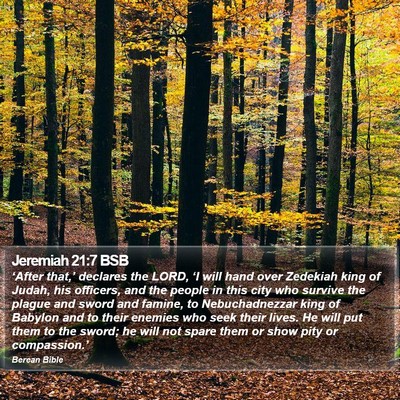 Jeremiah 21:7 BSB Bible Verse Image
