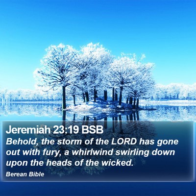 Jeremiah 23:19 BSB Bible Verse Image