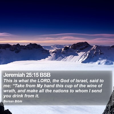 Jeremiah 25:15 BSB Bible Verse Image