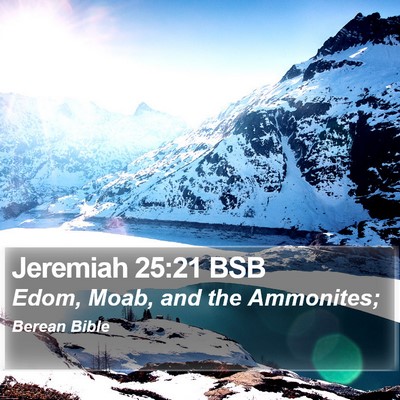 Jeremiah 25:21 BSB Bible Verse Image