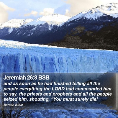 Jeremiah 26:8 BSB Bible Verse Image