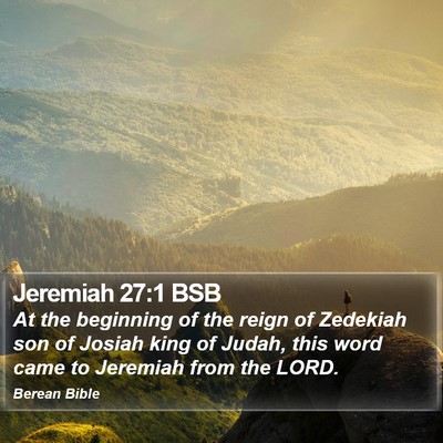 Jeremiah 27:1 BSB Bible Verse Image