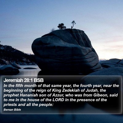 Jeremiah 28:1 BSB Bible Verse Image