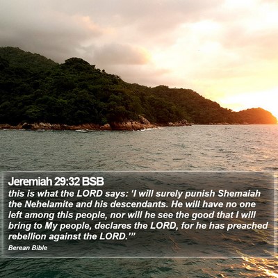 Jeremiah 29:32 BSB Bible Verse Image