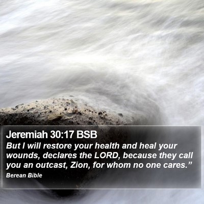 Jeremiah 30:17 BSB Bible Verse Image