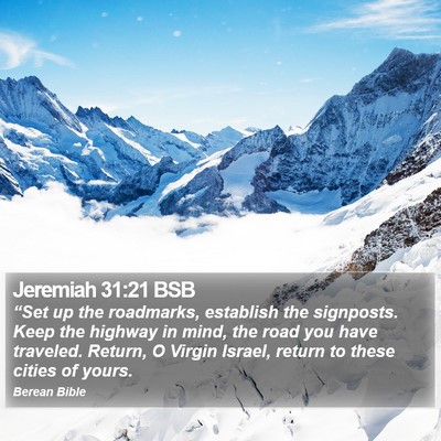 Jeremiah 31:21 BSB Bible Verse Image
