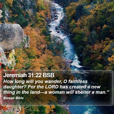 Jeremiah 31:22 BSB Bible Verse Image