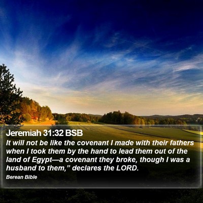 Jeremiah 31:32 BSB Bible Verse Image