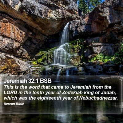 Jeremiah 32:1 BSB Bible Verse Image